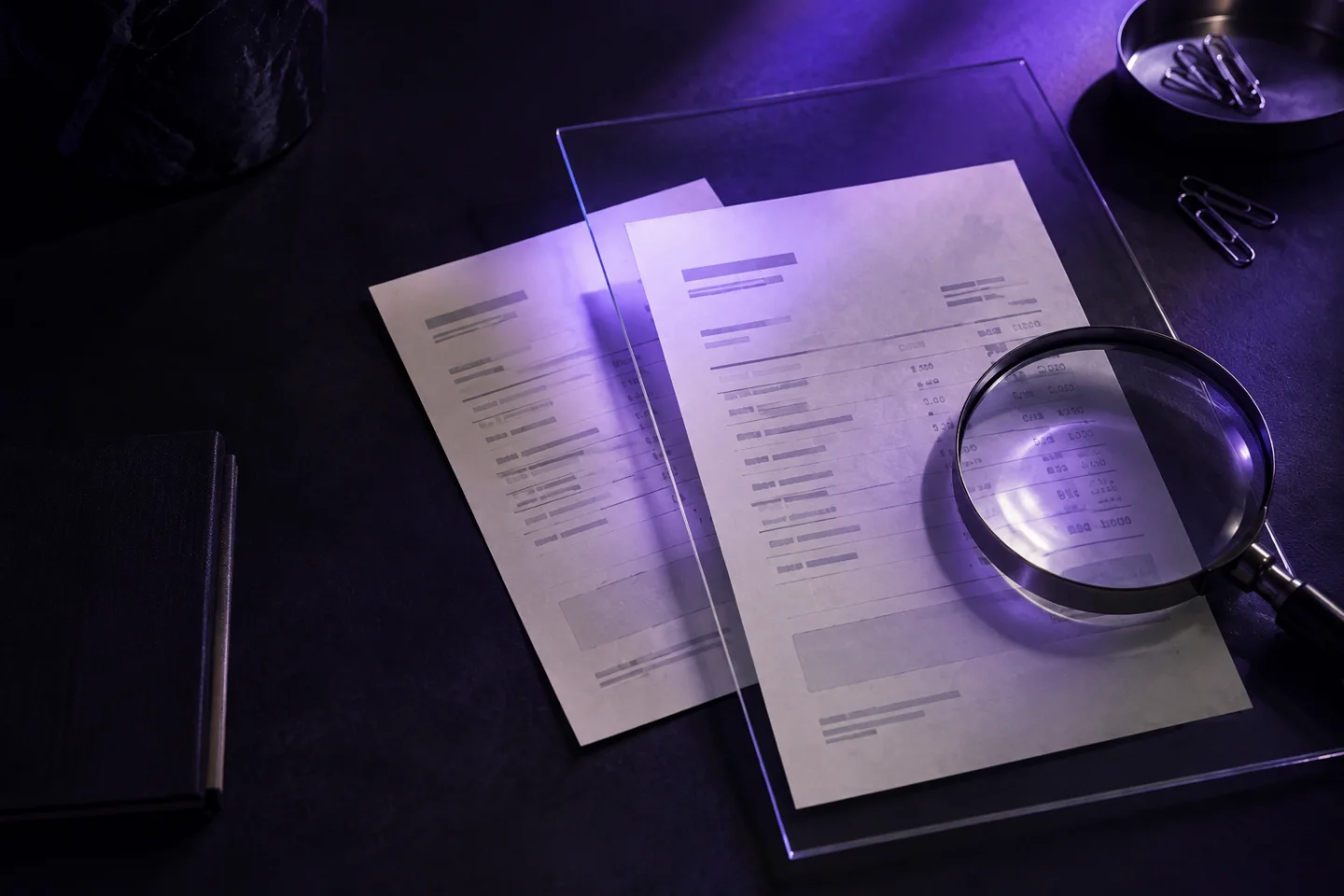 Overlapping invoices examined for repeated claims.